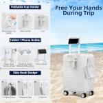 HanTrip 20 Inch Airline Approved Hard Shell Luggage