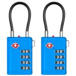 Puroma TSA Approved Travel Locks with Alert Indicator