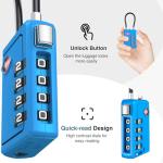 Puroma TSA Approved Travel Locks with Alert Indicator