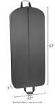 WallyBags 52” Deluxe Carry-On Garment Bag in Black