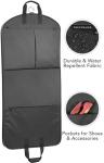 WallyBags 52” Deluxe Carry-On Garment Bag in Black