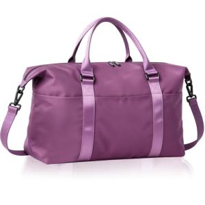Purple Weekender Duffel Bag for Travel Essentials