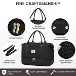 LOVEVOOK Women's Travel Duffle Bag with Shoe Compartment