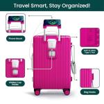 Nobl Zipperless Carry On Luggage - Hot Pink