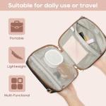 Joyway Large Waterproof Travel Makeup Bag - Black