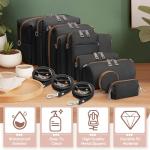 Joyway Large Waterproof Travel Makeup Bag - Black