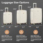 Joyway 20" Hardside Carry-On Luggage with Lock