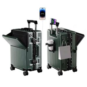 AIWEINY Zipperless Expandable Hard Shell Carry-On