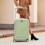 AIWEINY 20 Inch Lightweight Carry-on Luggage with Cup Holder