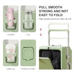 AIWEINY 20 Inch Lightweight Carry-on Luggage with Cup Holder