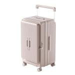 AIWEINY 26-Inch Pink Carry-On Spinner Luggage