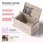 AIWEINY 26-Inch Pink Carry-On Spinner Luggage