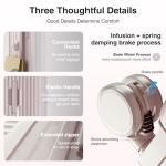 AIWEINY 26-Inch Pink Carry-On Spinner Luggage