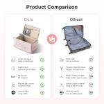 AIWEINY 26-Inch Pink Carry-On Spinner Luggage