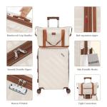 Rosamo 5-Piece Expandable Carry-On Luggage Set