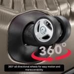 Ricardo Beverly Hills Melrose Hardside Expandable Luggage with Lightweight Construction for Smooth Traveling, Stylish, Durable, and Spacious, Men and Women, Bronze, Check-In Medium 25-Inch