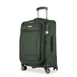 Ricardo Beverly Hills Avalon Softside Carry-On Luggage Made with Sustainable 100% Recycled PET (rPET), Lightweight, Eco-Friendly Travel, Expandable, Dual Spinner Wheels, Juniper Green, 20-inch