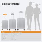 VentureVault 22 inch Zipperless Carry On Luggage