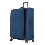 Ricardo Beverly Hills Malibu Bay 3.0 Softside, 4 Wheel Spinner, Lightweight Suitcase, Unisex, Stylish, Blue, Checked-Large 29-Inch