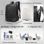 Somago 16 Inch Water Resistant Anti-Theft Backpack