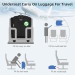 HanTrip 16-Inch Underseat Softside Carry-On Bag