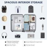 HanTrip 28 Inch Expandable Hard Shell Luggage