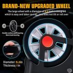 ROPPLUS Expandable Softside Luggage with Large Wheels