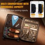 ROPPLUS Expandable Softside Luggage with Large Wheels