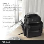 TUMI Alpha Men's Laptop Backpack - Black
