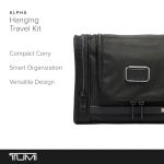 TUMI Alpha Hanging Travel Kit - Black Organizer