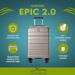 Skyway Epic 2.0 24-Inch Hardside Luggage - Bone