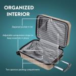 Skyway Epic 2.0 24-Inch Hardside Luggage - Bone