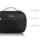TUMI Black Small Accessory Pouch for Women