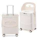 Apelila 22" Ride-On Hardside Suitcase for Travel