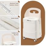 Apelila 22" Ride-On Hardside Suitcase for Travel