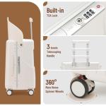 Apelila 22" Ride-On Hardside Suitcase for Travel