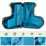 22-Inch Kids Ride-On Suitcase with Spinner Wheels