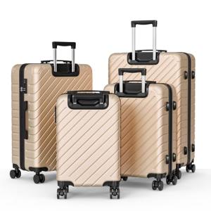 Apelila Lightweight 4-Piece Hardshell Luggage Set