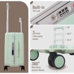 Apelila 20” Ride-On Luggage with TSA Lock