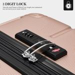 Apelila Lightweight 4-Piece Hardshell Luggage Set