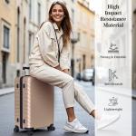 Apelila Lightweight 4-Piece Hardshell Luggage Set