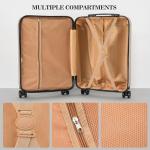 Apelila Lightweight 4-Piece Hardshell Luggage Set