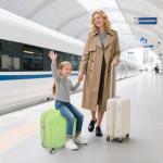 Apelila 18" Kids Ride-On Carry On Suitcase