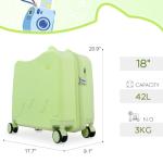 Apelila 18" Kids Ride-On Carry On Suitcase