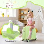 Apelila 18" Kids Ride-On Carry On Suitcase
