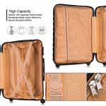 Apelila 4-Piece Hardshell Luggage Set with Spinner Wheels