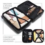 Travelarim 20" Airline-Approved Carry-On Luggage Set