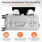 VentureVault Aluminum Carry-On Luggage 20-Inch