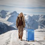 DUKAP Inception 28" Lightweight Spinner Luggage - Blue