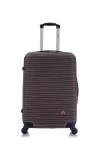 InUSA Royal 24" Lightweight Hardside Luggage, Brown